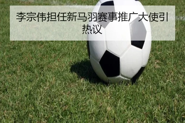 李宗伟担任新马羽赛事推广大使引热议